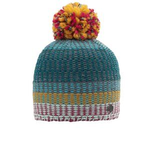 Pistil Circus Beanie | Women’s | Multicolor Pom Pom | Gently Used